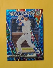 2021 Mosaic Reactive Blue Prizm /99 Kris Bryant #WTW3 Will to Win SP
