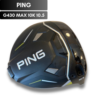 Ping G430 MAX 10K 10,5 * Grad Driver Head Only Right Hand USED D4269