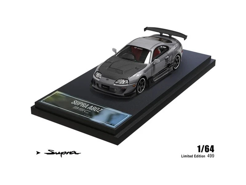 TOYOTA Supra (A80Z)  - silver / black - BSC 1:64 - Immagine 4 di 4