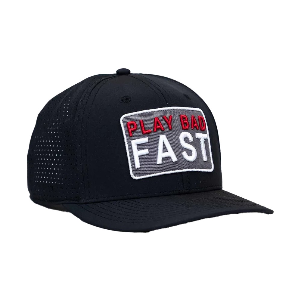 НОВАЯ кепка Ghost Golf Play Bad Fast Snapback - Черная