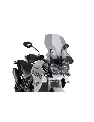 WINDSCHILD TOURING PUIG FUR TRIUMPH TIGER 800 XRX 2018 > 2019 RAUCHGRAU 9656H