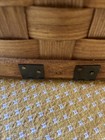BACOVA GUILD, VA VNTG DUCKS DOUBLE HANDLE PICNIC BASKET EVU, Bath Co. VA — photo 9