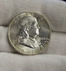 1960  US Franklin Half 50c Nice Unc