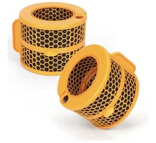 WYWY.Wide 2 Pack Air Purifier Carbon Fiber Evaporator Two Packs, Orange