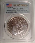 2021-S Morgan Silver Dollar $1, 100th Anniversary PCGS MS70 First Strike