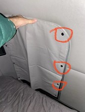 Peterbilt 579 Sleeper Door COVER ! (See Descr...