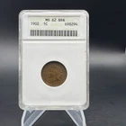 1902 1C Indian Head Cent - ANACS MS62 BN - Free Shipping