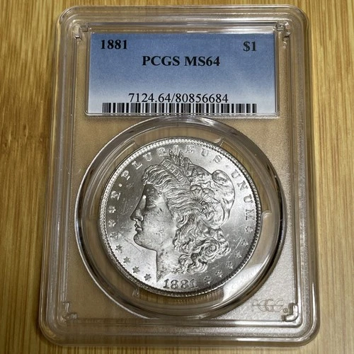 1881 Morgan Silver Dollar PCGS MS64 Philadelphia US Mint