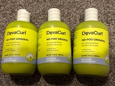 DevaCurl No-Poo Original Zero Lather Cleanser 3 12 Oz Bottles 36 Total Brand New