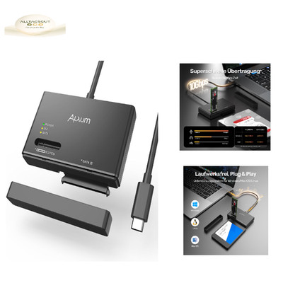 M2 Nvme Sata Adapter 10Gbps Dual Bay Case