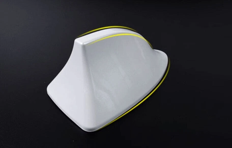 Cubierta de receptor aéreo antena aleta de tiburón blanco para Toyota Highlander 2014-2019 1X Foto 4 de 4