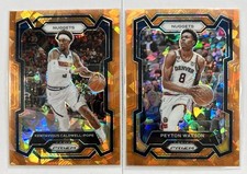 2023-24 Panini Prizm Orange Ice- Peyton Watson #247 Kentavious Caldwell-Pope #80