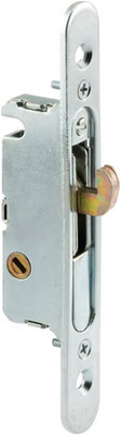 E 2164 Mortise Lock, 4-5/8 In. Steel, 45 Degree Keyway, round Faceplate, Spring-