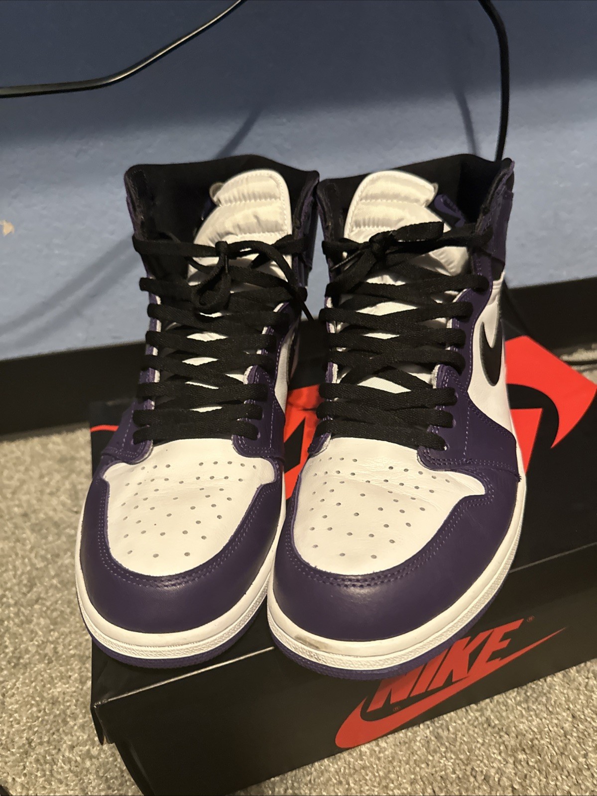 Jordan 1 Retro OG High Court Purple Size 14 Lightly Worn