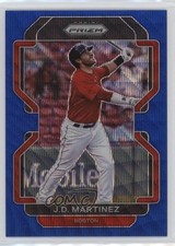2022 Panini Prizm Tier II Blue Wave Prizm 7/60 JD Martinez #123 10ip