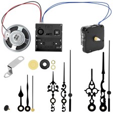 EEEKit Chiming Clock Mechanism Replacement, Battery Motors with Small, Black