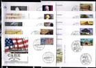 // GERMANY 1995 - 10 FDC - ARCHITECTURE, FAMOUS PEOPLE