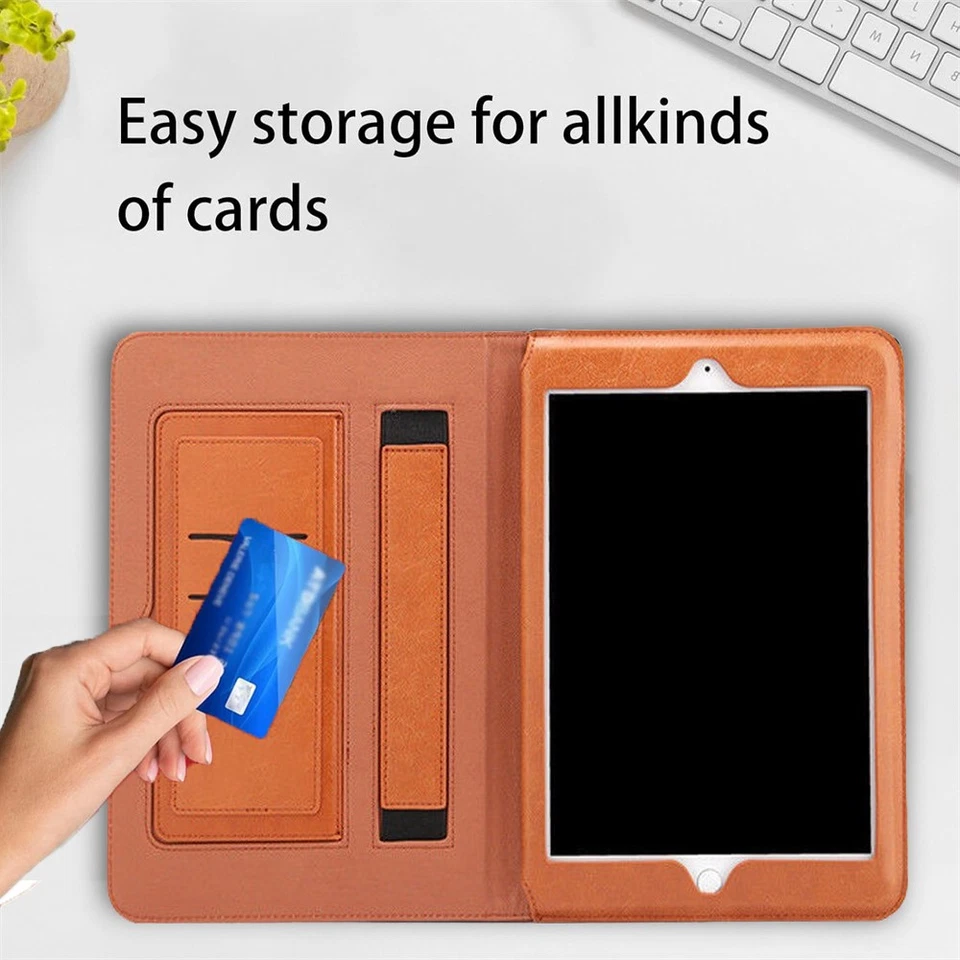 Leather Shockproof Smart Case For iPad A16 11 10 9 8 7 6 5 Gen Air Pro Mini - Image 2 of 4