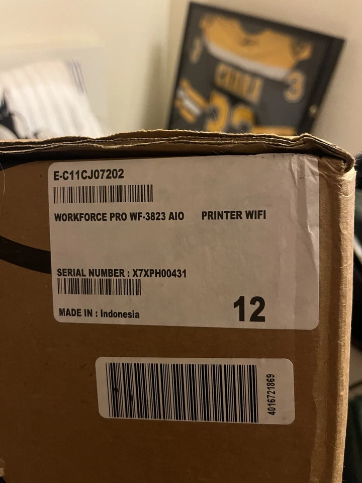 Epson workforces pro WF-3823 WiFi printer + starter ink  in unopened box - Image 2 of 3