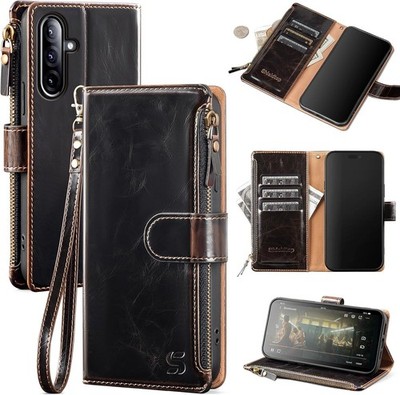 Shieldtop Wallet Case for Samsung Galaxy A36 5G and A56 5G - PU Leather