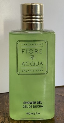 Fiore Acqua Luxury Resort Organic Shower Gel 5 oz Bergamot White Tea Lime New