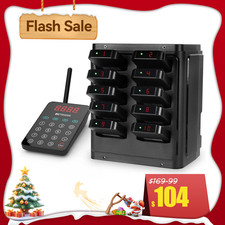 Retekess TD177 Restaurant Pager System Pager For Restaurant 10 Buzzers For Bar