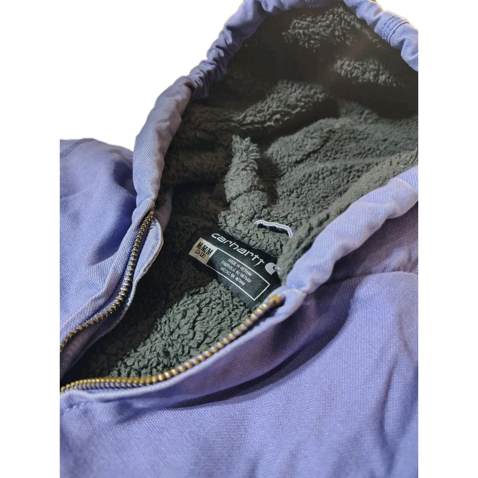 Chaqueta Carhartt Lila Activa Franela Forrada Sherpa Juvenil M OJ9564-G Foto 4 de 4