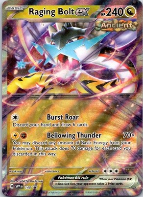 Raging Bolt ex Promo SV: Scarlet & Violet Promo Cards 145 NM SVP Holo