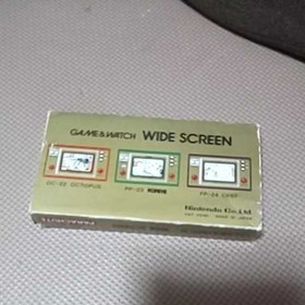 Nintendo GAME & WATCH PARACHUTE WIDE SCREEN game box instruction rare game WIDE