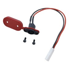 Electric Scooter Charging Port Charging Hole Cover with Charging Cable Enduring