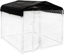 Dog Kennel Cover - Small All Season Dog Run Cover Roof - Perfect Fit for Luc