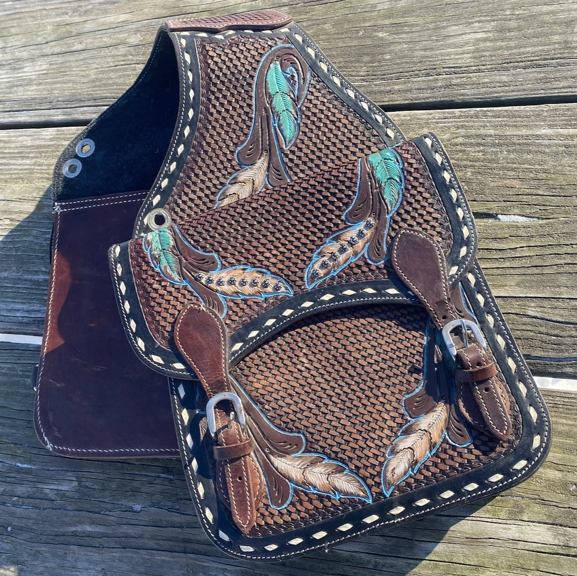 Tapis de selle pour cheval | Vecteur Premium