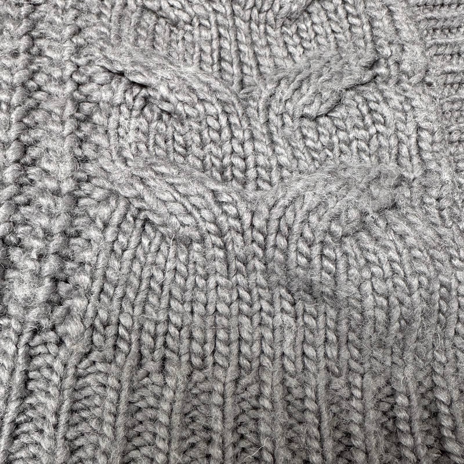 Universal Thread Gray Cable Knit Open Cardigan Sw… - image 6