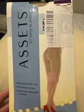 Spanx Assets by Sara Blakely Hi-Waist Mid-Thigh Shaper Size 5 Nude New