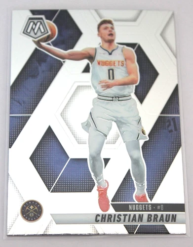2024-25 Panini Mosaic Christian Braun #141 Denver Nuggets