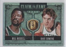 2013-14 Panini Gold Standard Platinum 4/10 Bill Russell Dave Cowens #24 HOF 4d6