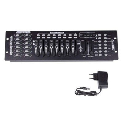 UKing Lichtsteuerung mit 192 DMX512-Kanälen, schwarz