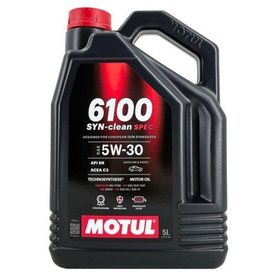Motoröl Motorenöl Motul 6100 SYN-clean SPEC 5W-30 5 Liter Kanister 113154