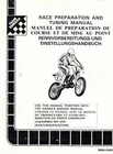 GENUINE YAMAHA  YZ / IT RACE PREPARATION & TUNING MANUAL 1984