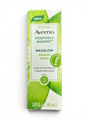 Aveeno Positively Radiant MAXGLOW INFUSION DROPS Dewy Glow 1.35oz