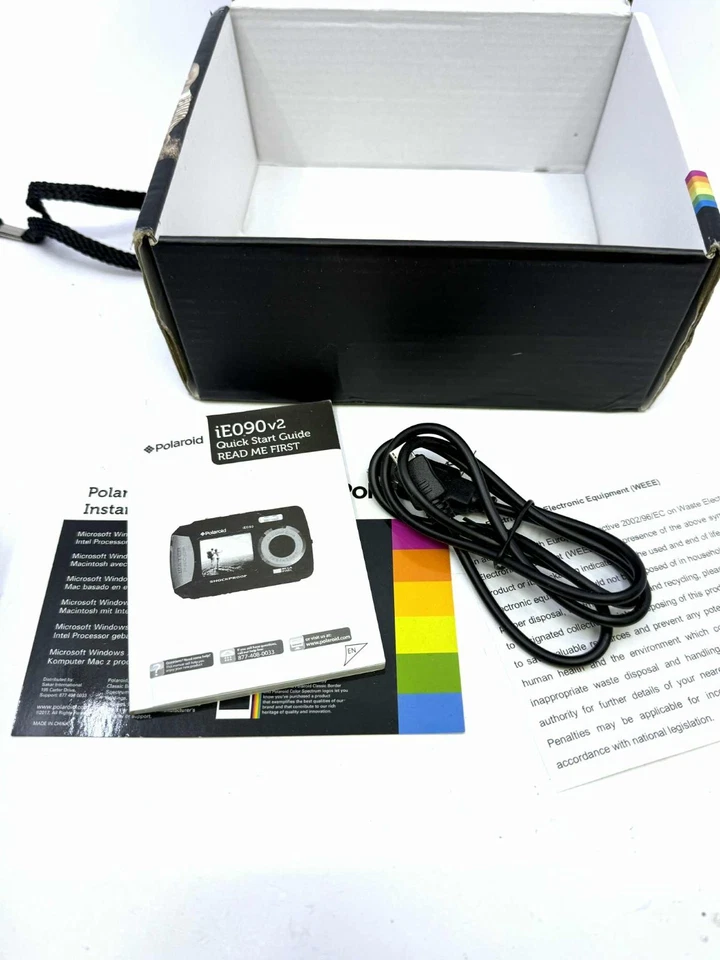 Polaroid iE090 Waterproof Digital Camera 18.0 MP Blue/Black - Image 3 of 4