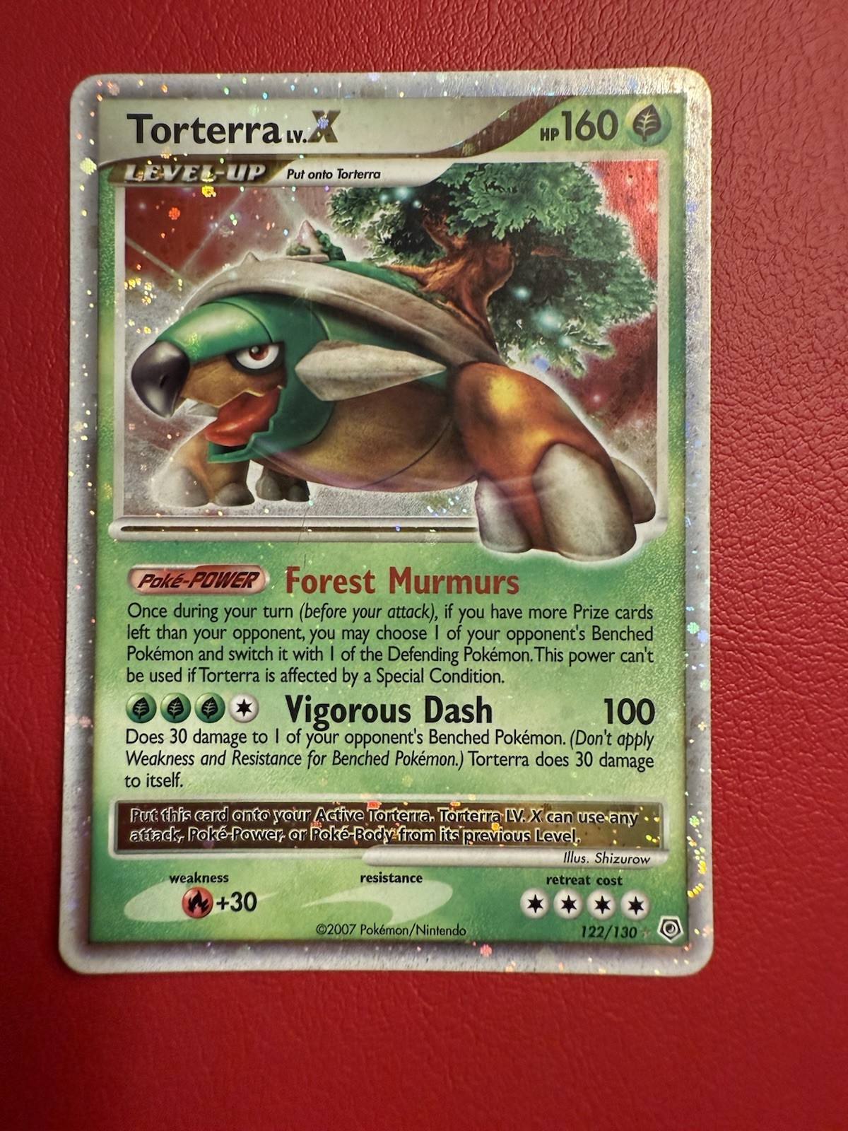 Pokémon TCG Holo Ultra Rare Torterra x 122/130 Diamond & Pearl