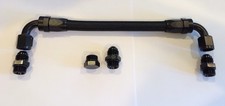 ZZZ -8AN -8 ORB Fuel Rail manifold Crossover Kit / Ls1 Ls2 Ls3 Ls6 Lm7 Ls7 Black