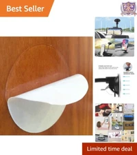 3.93" Round Adhesive Foam Pads 4-Pack Strong Double Sided Sticky Mounts