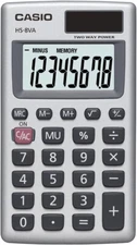 Casio HS-8VA Solar Powered Standard Function Calculator