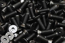(20) Flat Socket Head 5/8-11 x 2 Cap Screws Allen Black