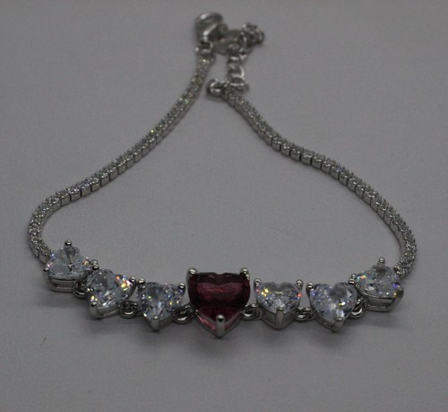Bracciale tennis in acciaio cuore zircone LiuJo