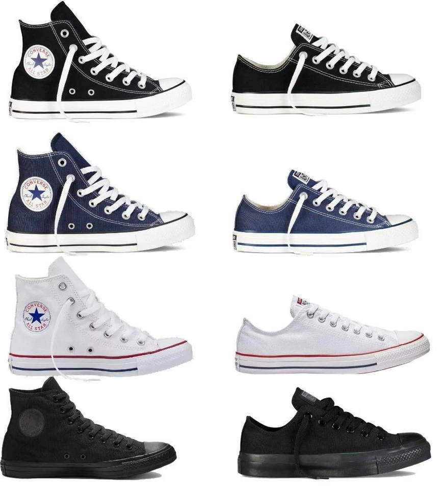 New Converse Chuck Taylor All Star High & Low Mens Womens Shoes sneakers trainer