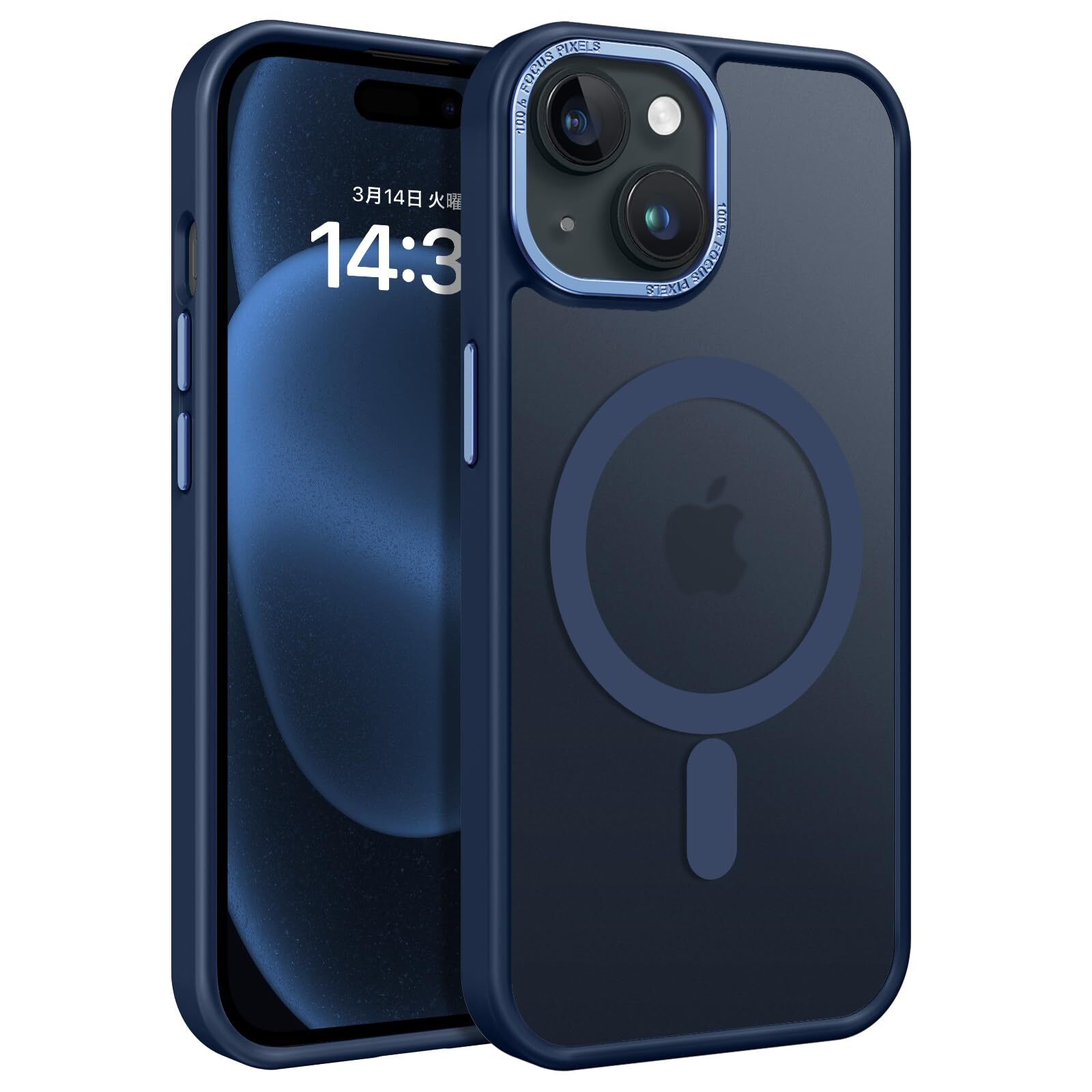 BENTOBEN for iPhone 15 Case MagSafe Compatible Wireless Charging Matte Tran 83