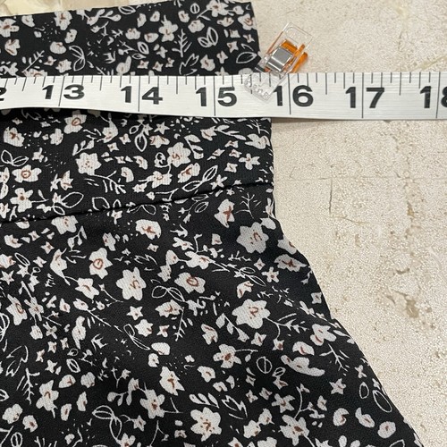 Fairy Boho Hippie Hippy Peasant Whimsy Cottage Floral Midi Maxi Skirt Black L - Picture 10 of 10